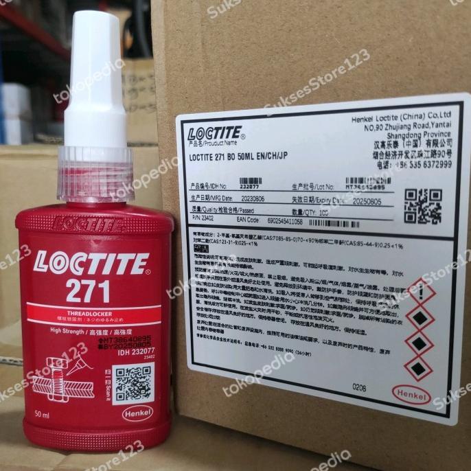 Gambar Promo / Original Loctite 271 Lem Baut 50 Ml Non Cod dari Awan ShopID undefined Tokopedia