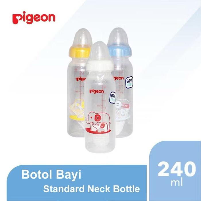 Gambar PIGEON BOTOL SUSU anak 240ml/120ml/50ml, Botol dot BPA Free. - 240ml dari Sun Happy Baby Shop undefined Tokopedia