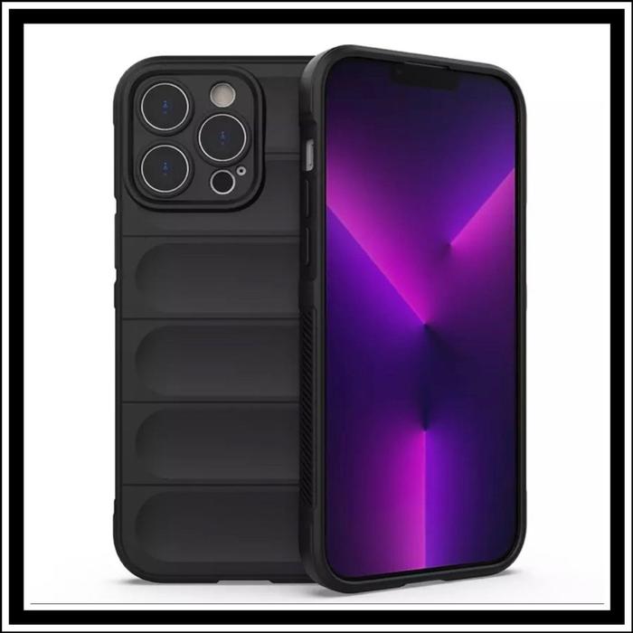 Gambar Iphone 15 / Pro / Plus / Max Case Magic Shield Original SoftCase Cover Silicone Casing - HITAM / LG, IPH 15 6.1. dari Markas acc 88 undefined Tokopedia