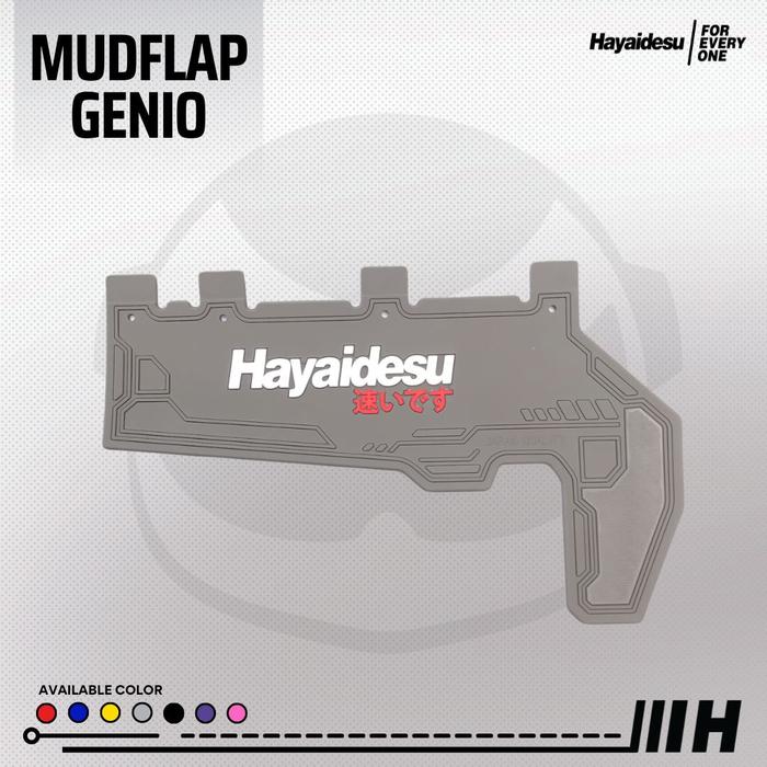 Gambar Hayaidesu GENIO Premium Mud Flap Penahan Lumpur Aksesoris Variasi - Abu-abu dari Hayaidesu Indonesia undefined Tokopedia