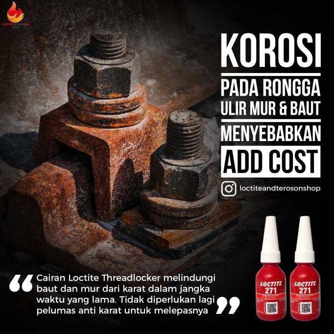 Gambar Promo / Lem Baut Loctite 271 Threadlocker 10Ml Mengunci Ikatan Baut Dan Mur Non Cod dari Awan ShopID undefined Tokopedia