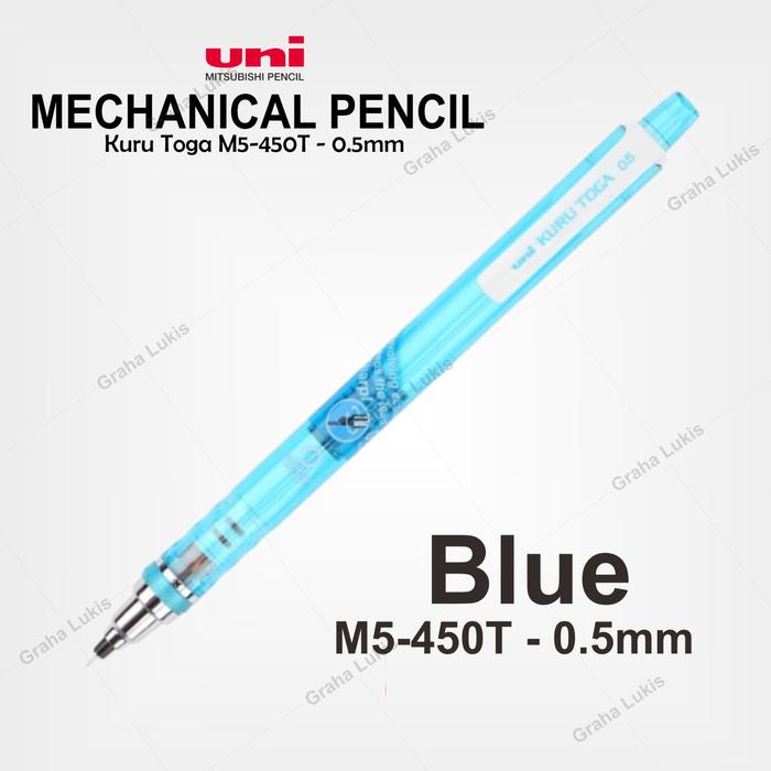 Gambar Pensil Mekanik Kuru Toga M5-450T - 0.5mm - Biru Muda dari Graha Lukis_NEW undefined Tokopedia
