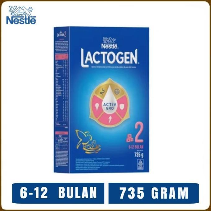 Gambar Lactogen 2 735 Gram Susu Lactogen Nestle 6-12 Bulan Susu Bayi Formula dari babyju undefined Tokopedia