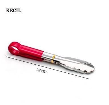 Gambar Penjepit Makanan Gagang merah/ Full Stainless - 9“ GG MERAH dari LIVESHOP110 undefined Tokopedia