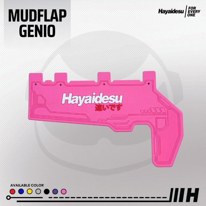 Gambar Hayaidesu GENIO Premium Mud Flap Penahan Lumpur Aksesoris Variasi - PINK dari Hayaidesu Indonesia undefined Tokopedia