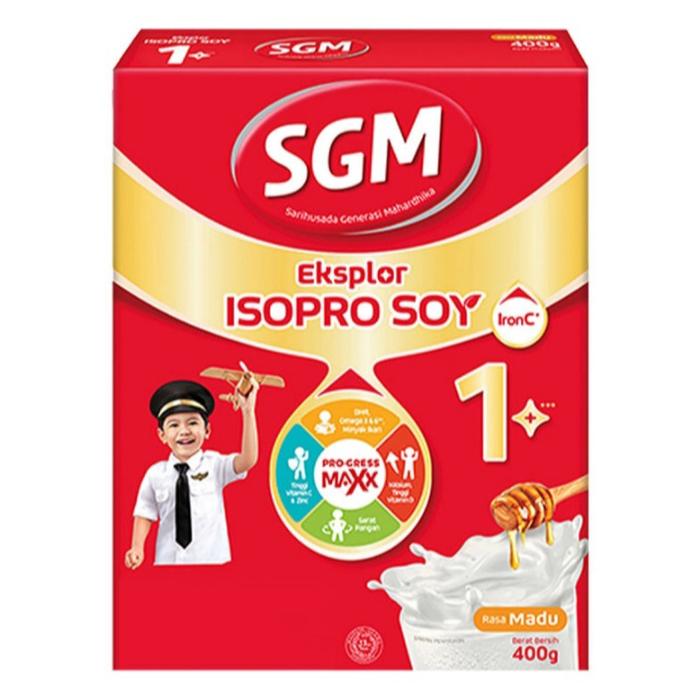 Gambar SGM Eksplor ISOPRO SOY 1 + Susu Bubuk Pertumbuhan Anak Rasa Madu - 700 gr dari Sunco Shop undefined Tokopedia