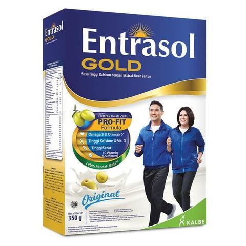 Gambar Entrasol Gold Susu Kalsium Original/ Vanila/ Coklat 350 Gram - ORIGINAL 350 dari CV SAMHAY SEJAHTERA undefined Tokopedia
