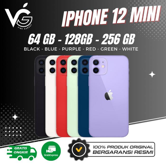 Gambar SECOND IPHONE 12 MINI 64GB 128GB MULUS FULLSET SINYAL ON ALL OPERATOR - 128GB dari Vibe Gadgett undefined Tokopedia