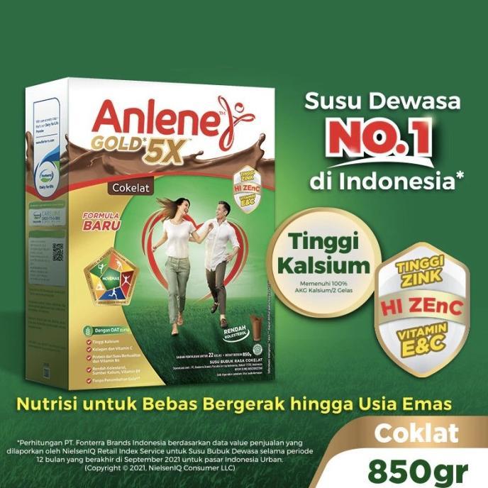 Gambar Anlene Gold 5X Original / Vanila / Cokelat 900Gr - Original, Box penyok dari Fynnn store87 undefined 3 Tokopedia