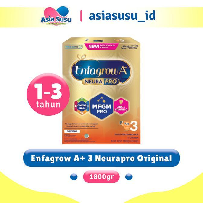 Gambar Enfagrow A+ 3 1800 2400 gr Original Vanila NeuraPro - Vanila 1800gr dari babyju undefined Tokopedia