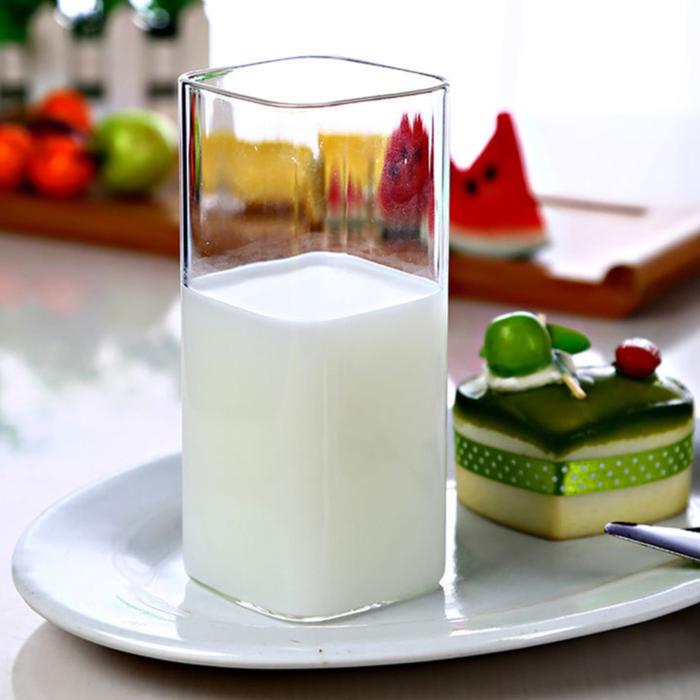 Gambar Gelas Borosilikat Square – Cangkir Minuman Elegan untuk Jus dan Minuman Segar - 400 ml dari Wollmart Home Centerr undefined Tokopedia