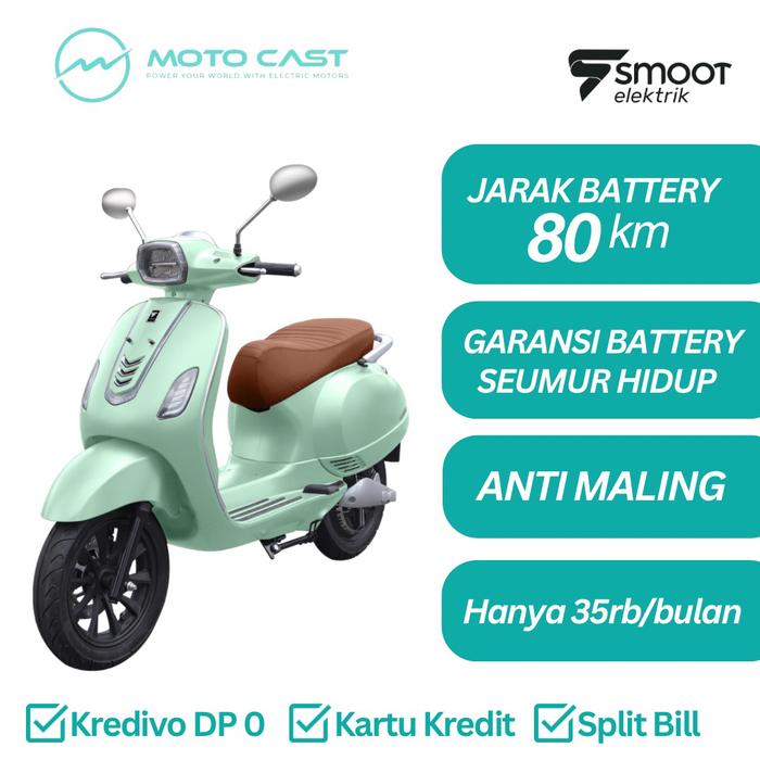 Gambar Motor listrik subsidi smoot zuzu (OTR Jadetabek) READY STOCK LANGSUNG KIRIM - Hijau dari Flash Up Store undefined Tokopedia