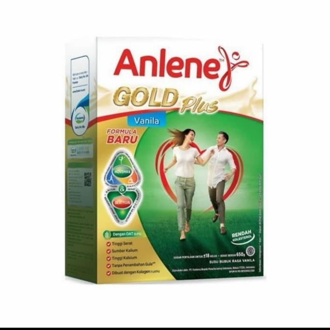 Gambar Anlene Gold Plus Susu Kalsium Box 650 Gr - Vanila dari PT Vendha undefined Tokopedia