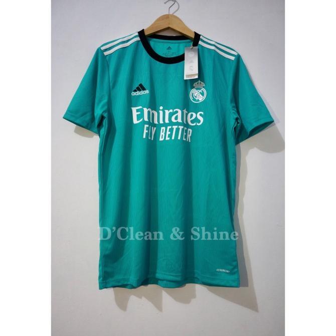 Gambar Jersey Original Real Madrid 3Rd 2021/22 Adidas Third Original #Gratisongkir - M dari Abase Sports.com undefined Tokopedia