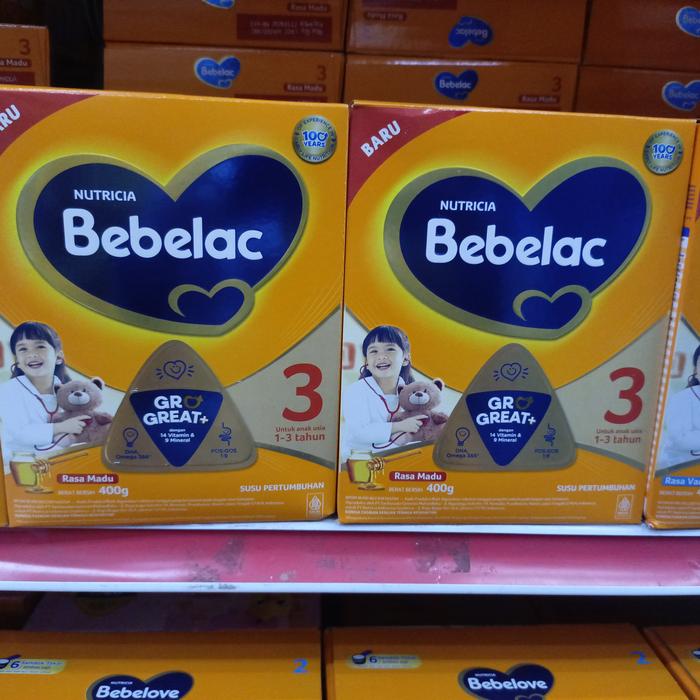 Gambar bebelac 3 madu 400gr untuk usia 1-3 th dari Khansaelektro undefined Tokopedia