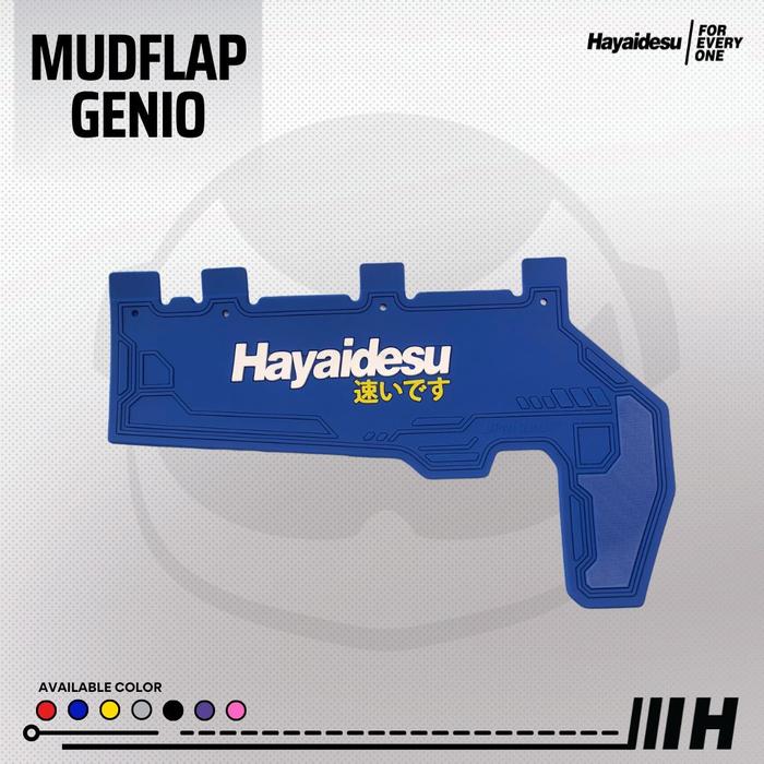 Gambar Hayaidesu GENIO Premium Mud Flap Penahan Lumpur Aksesoris Variasi - Biru dari Hayaidesu Indonesia undefined Tokopedia