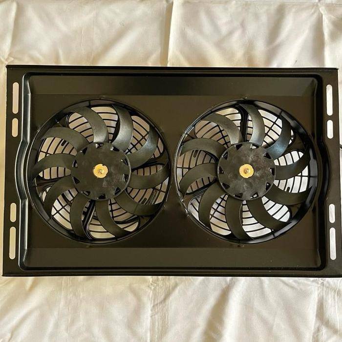 Gambar NEW PRODUCT Ekstrafan Extra Fan Shroud Fansrood Elf Double Rangka Besi Pokka - 12 Volt dari Master Autospeed undefined 2 Tokopedia