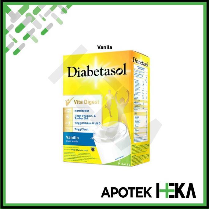 Gambar Best Seller Diabetasol 570 g - Susu Nutrisi Khusus Diabetes - Vanila dari Parade store11 undefined Tokopedia