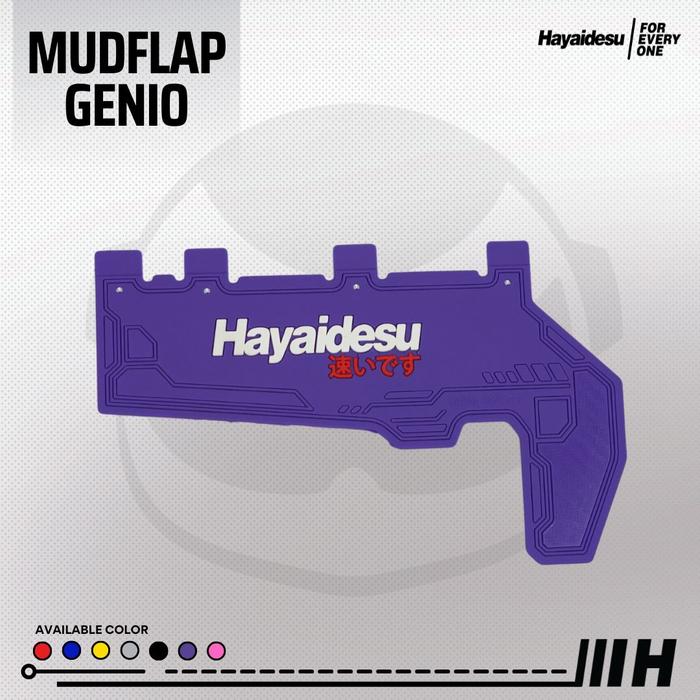 Gambar Hayaidesu GENIO Premium Mud Flap Penahan Lumpur Aksesoris Variasi - Ungu dari Hayaidesu Indonesia undefined Tokopedia