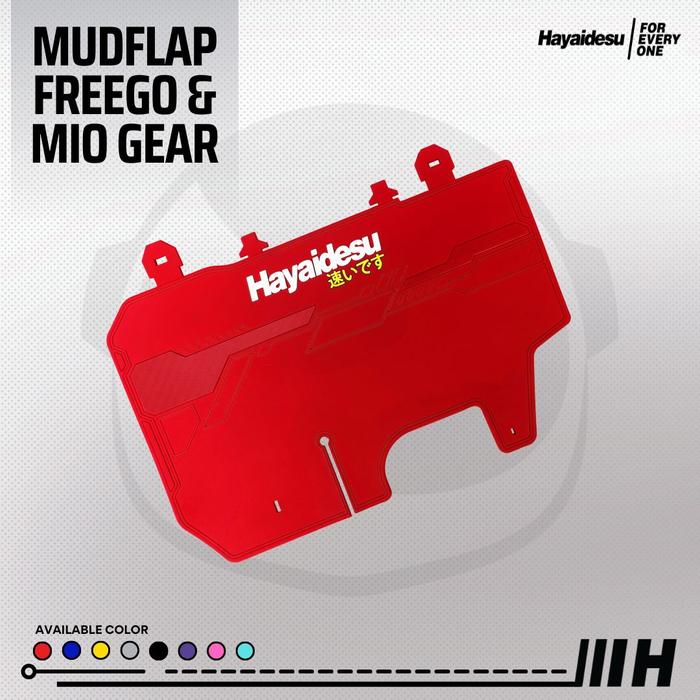 Gambar Hayaidesu Mud Flap Penahan Lumpur FREEGO Aksesoris Kepet Variasi - Merah dari Hayaidesu Indonesia undefined Tokopedia
