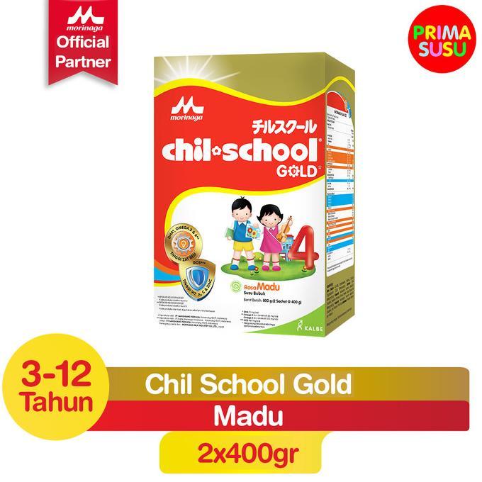 Gambar Chil School 4 Gold 800 Gram, Madu, Vanila, Strawberry, Cokelat - Strawberry 780 dari babyju undefined 5 Tokopedia