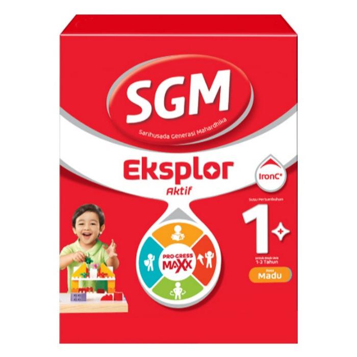 Gambar SGM Eksplor 1 + IronC Susu Bubuk Pertumbuhan Anak Rasa Madu - 900 gr dari Sunco Shop undefined Tokopedia