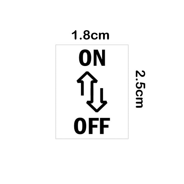 Gambar Stiker On Off untuk saklar Lampu Stiker Saklar Lampu - ON-OFF dari Stiker Sign undefined Tokopedia