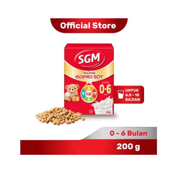 Gambar SGM ISOPRO SOY & SGM ANANDA SOY ,200 g ,/400 g susu bubuk anak 6-12 M ,dari kedelai. - ISOpro 6-12M, 200 g dari Sun Happy Baby Shop undefined Tokopedia