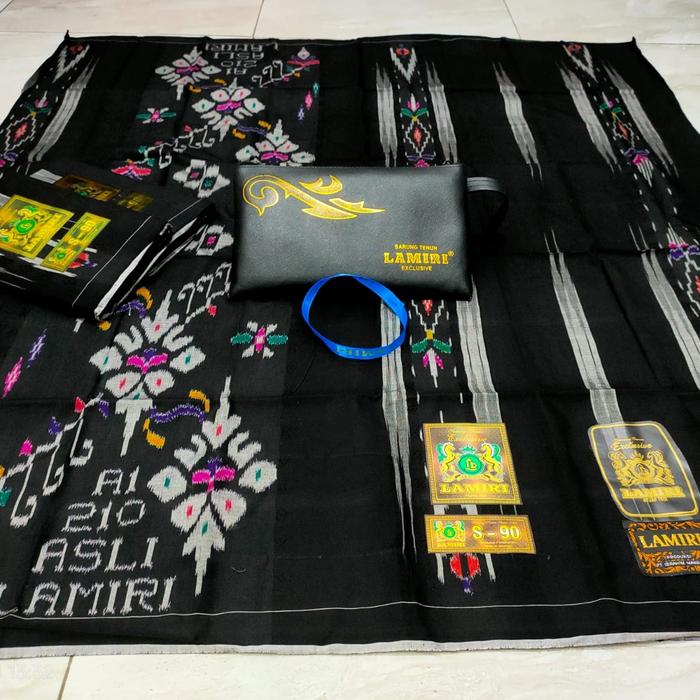 Gambar sarung lamiri - Hitam dari @nggunfashion95 undefined Tokopedia