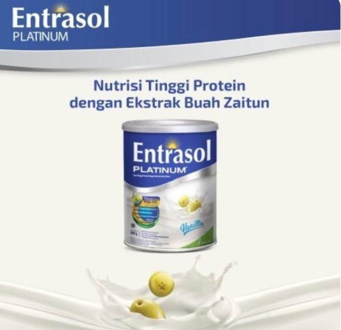 Gambar Entrasol Platinum - Susu Lansia - Coklat - Kaleng 400 Gram dari Toko Balhaqi undefined Tokopedia
