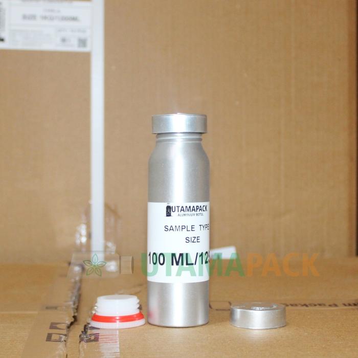 Gambar Botol Kaleng aluminium Bibit Parfum Baru ukuran 100 ML - segelalumunium dari Kemasan Utama Indonesia undefined Tokopedia