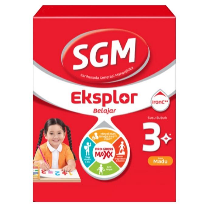 Gambar SGM Eksplor 3 + IronC Susu Bubuk Pertumbuhan Anak Rasa Madu - 900 gr dari Sunco Shop undefined Tokopedia
