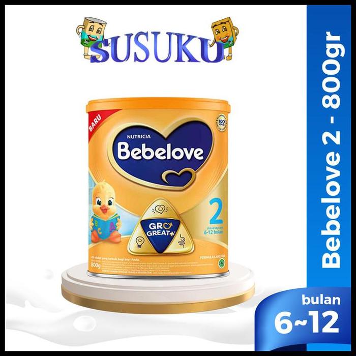 Gambar Stok Baru Bebelove 2 Susu Formula Bayi 6-12 Bulan 400/800/1800Gr Terlaris|Best Seller - 800GR 12S dari hernanhore undefined Tokopedia