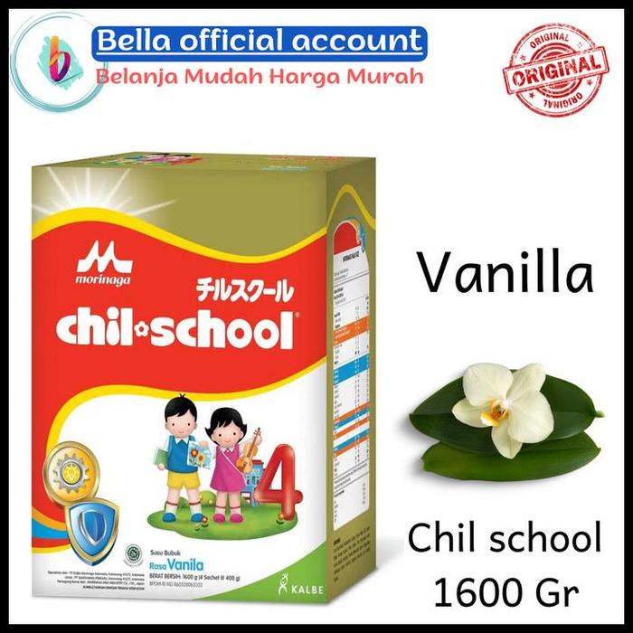Gambar Stok Baru Morinaga Chil School Madu / Vanilla Susu Formula Anak 1600 Gr Terlaris|Best Seller - Vanilla dari hernanhore undefined Tokopedia