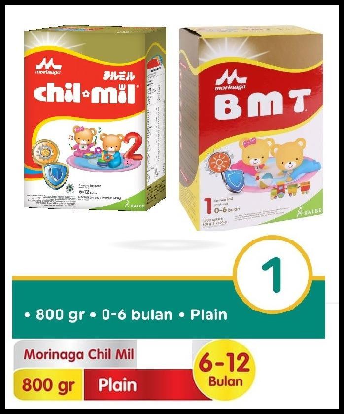 Gambar Stok Baru Morinaga Bmt 0-6/Chil Mil 2 800Gr - Susu Formula Bayi 6-12 Bulan Terlaris|Best Seller - BMT 0-6 bulan dari hernanhore undefined 3 Tokopedia