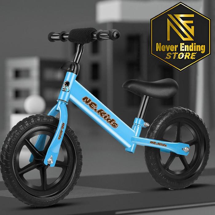 Gambar Sepeda Anak NEKIDS Pushbike Balita Umur 1 2 3 4 5 6 Tahun Balance Bike Perempuan Laki Laki Warna Merah Biru Hitam Putih Pink Kuning Silver Orange Murah Meriah COD Toko Tedekat Yogyakarta Indonesia - Biru dari winnie sshop undefined Tokopedia
