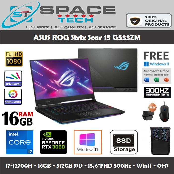 512gb W11 Asus Rog Strix Scar 15 Rtx 3060 Promo ASUS ROG Strix