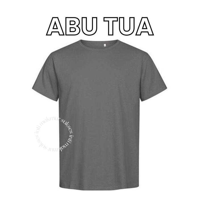 Gambar Kaos Polos Abu tua Pria dan Wanita / Baju Polos Abu tua - L dari INTI MAKMUR SUKSES undefined Tokopedia