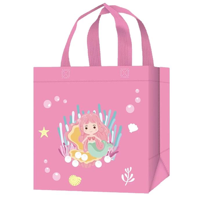 Gambar Goodie Bag Ulang Tahun Anak Mermaid Pink Tas Spunbond Printing Tebal dari diana saritka mart undefined Tokopedia