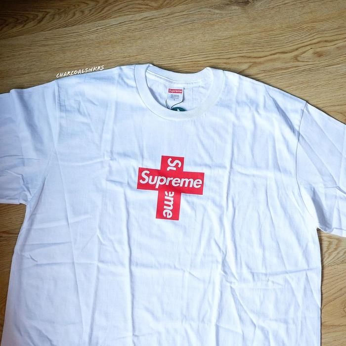 supreme cross box logo XL