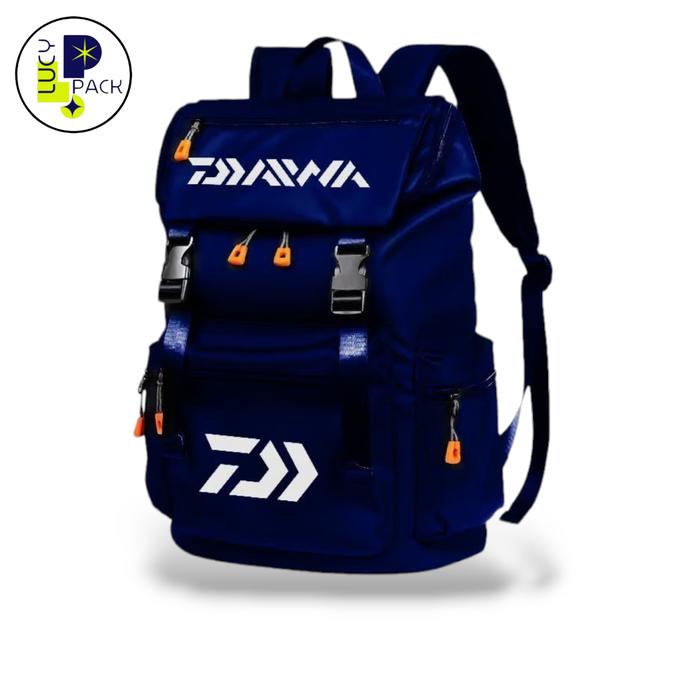 Gambar Tas Ransel Pria Waterproof Backpack Outdoor Pria Tas Traveling Mudik - navy dari Lucypack indonesia undefined Tokopedia