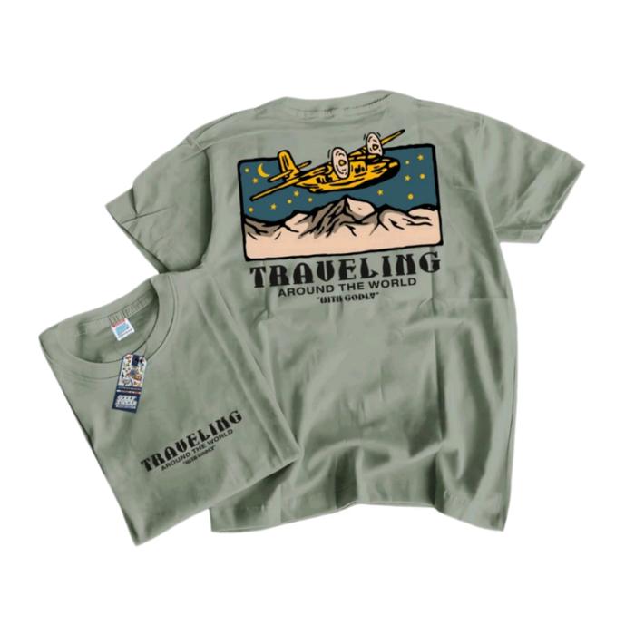 Gambar KAOS DISTRO ANAK LAKI-LAKI PEREMPUAN MOTIF DEPAN BELAKANG WARNA SAGE - hijau sage, 11-12 tahun dari avie official undefined Tokopedia