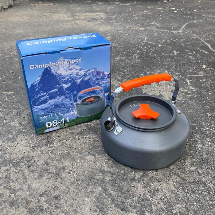 Gambar Teko 1.1 Liter Camping Teapot DS 11 - Kettle Ultralight - Ketel Alat Masak Air Camping Hiking Outdoor - Teko DS 11 OR dari ARA Outdoor Equipment. undefined Tokopedia