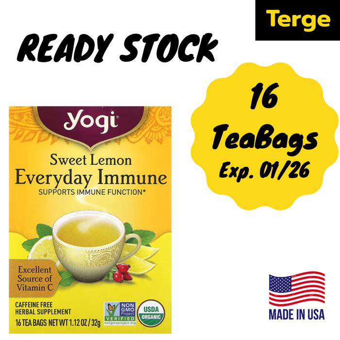Gambar Yogi Tea Teh Kesehatan Herbal Organik 16 tea bags - Everyday Immune dari TergeDept undefined Tokopedia