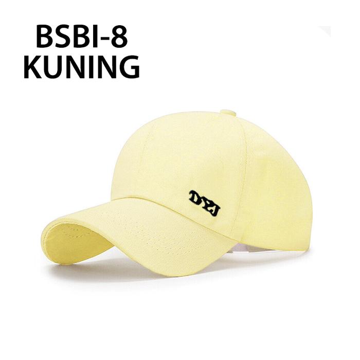 Gambar Topi Wanita Korean Fashion Baseball Anti UV Model Atas Bolong BSBI - BSBI-8 KUNING dari NOMIDE STORE undefined Tokopedia