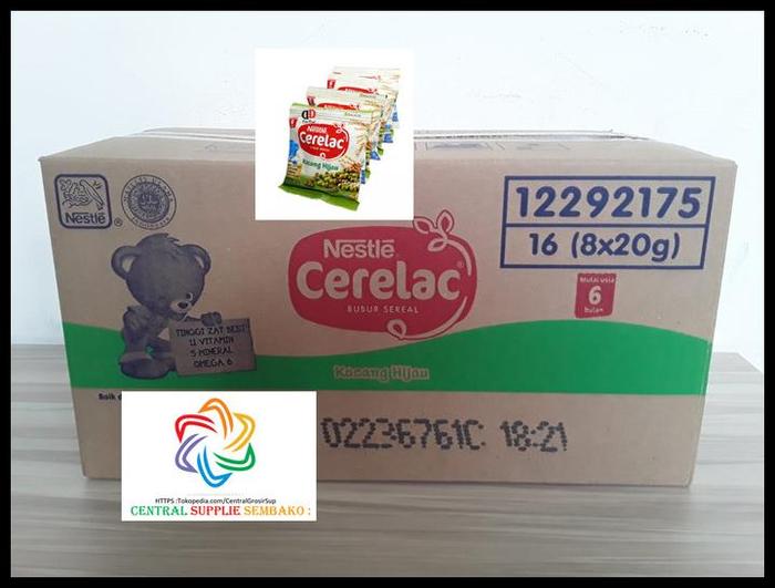 Gambar Stok Baru Nestle Cerelac Kacang Hijau Sachet [20Gr/128Pcs/1 Karton ] Terlaris|Best Seller dari hernanhore undefined Tokopedia