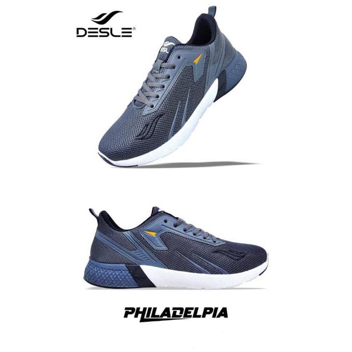 Jual SEPATU SNEAKERS SEKOLAH DESLE ORIGINAL PHILADELPHIA Abu tua
