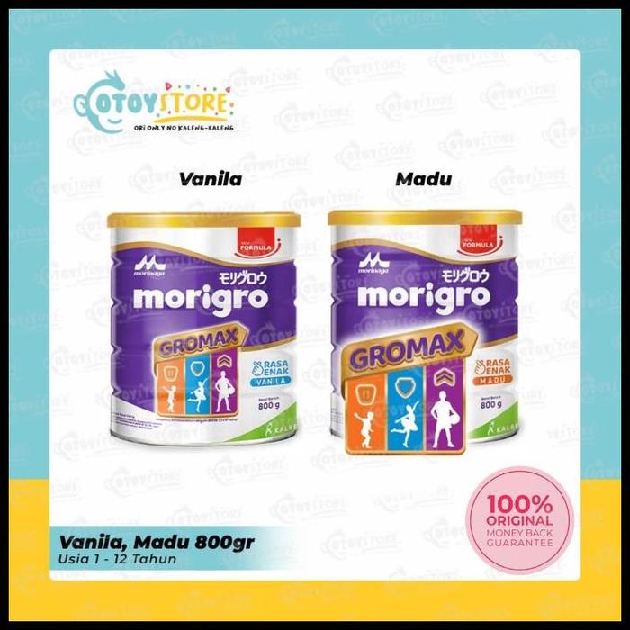 Gambar Stok Baru Morinaga Morigro Gromax Vanila Madu 800 Gram Terlaris|Best Seller - Madu dari hernanhore undefined Tokopedia