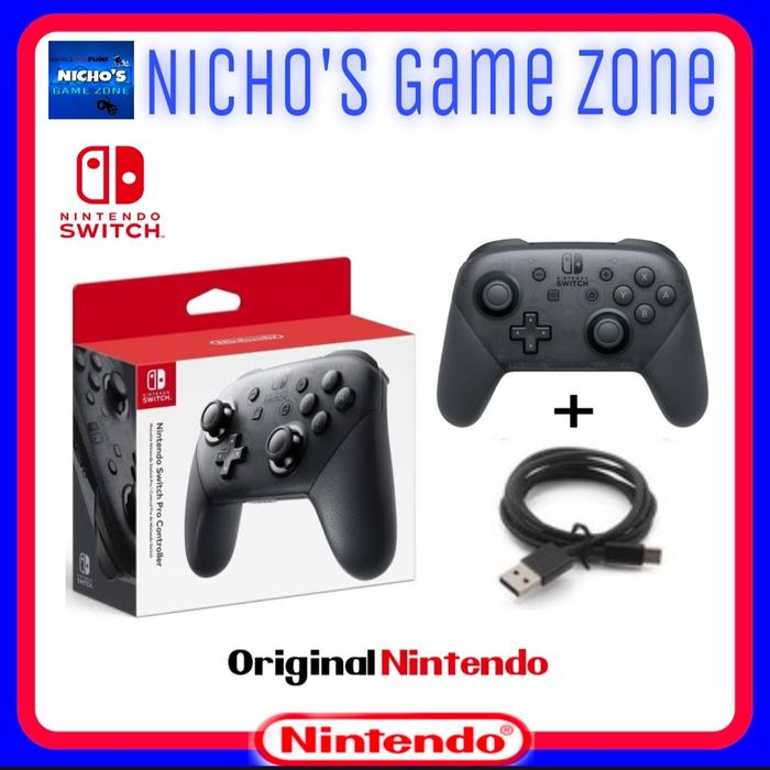 Gambar Stik Stick Procon Pro Controller Nintendo Switch - Black dari nichos game zone undefined Tokopedia