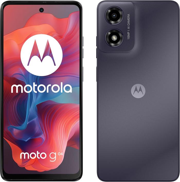 Gambar Motorola Moto g04 2024 6.53" 90Hz 16MP AI 5000mAh Android Smartphone - Hitam dari Hello El Official undefined Tokopedia